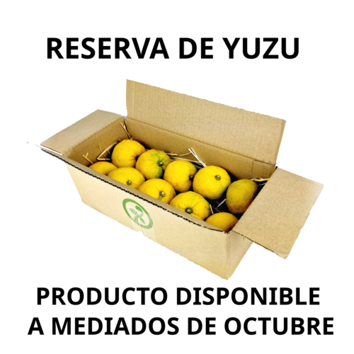 Reserva de Yuzu fresco (Citrus Junus)- caja 1kg